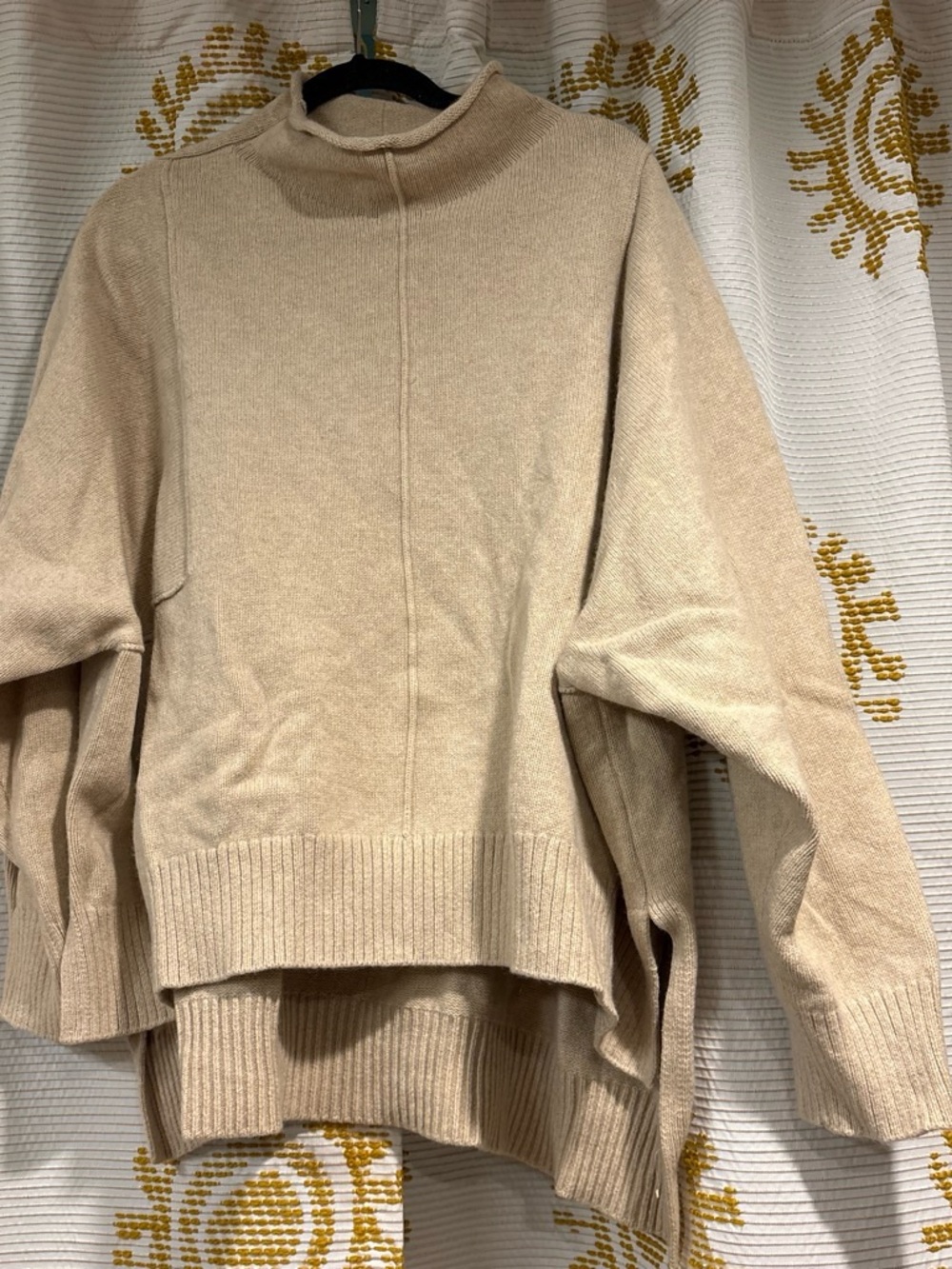 Banana Republic high low Mock Neck Knit Sweater
